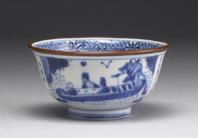 图片[3]-Teacup with “Ode on the Red Cliff” motif in underglaze blue, late Ming-early Qing dynasty (16th-17th centuries)-China Archive